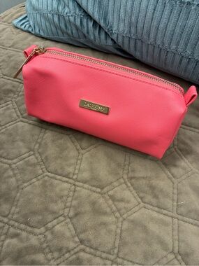 Lacome Coral Pink Cosmetic Pouch